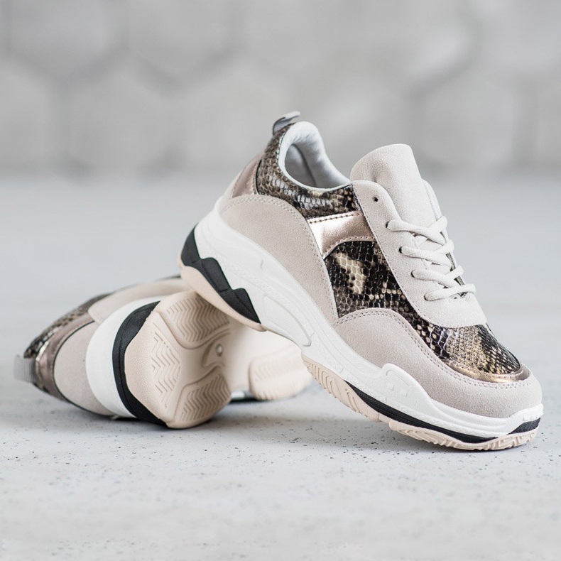 Kylie Sneakers con stampa serpente multicolore 1