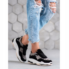Kylie Sneakers con stampa zebrata nero multicolore 2
