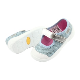 Scarpe per bambini Befado 209P030 blu grigio 4