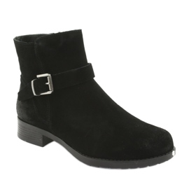 Stivali American Club SH04 in camoscio nero 1
