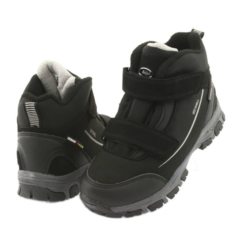 American Club Stivali softshell con membrana americana WT64 nero grigio 3