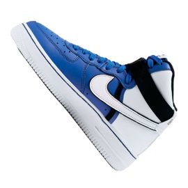 Nike Air Force 1 High LV8 2 Jr CI2164-400 bianco-blu scarpe bianca 1