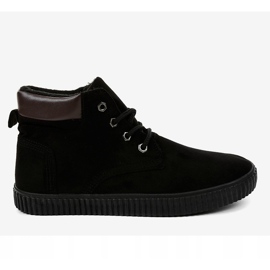 Sneakers nere da uomo isolate AN06 nero 2