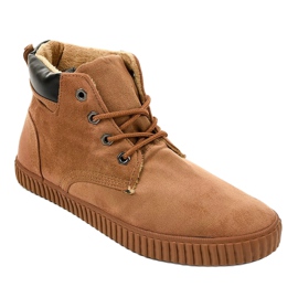 Sneakers da uomo isolate marroni AN06 marrone 1