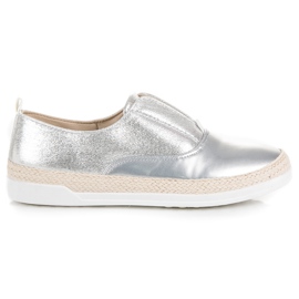Espadrillas d'argento grigio 1