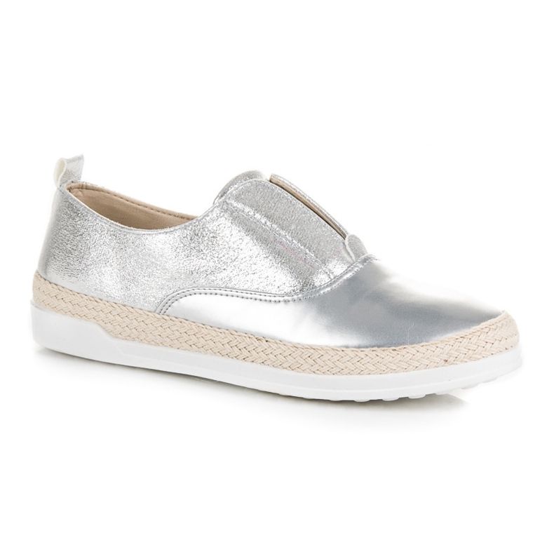 Espadrillas d'argento grigio 2