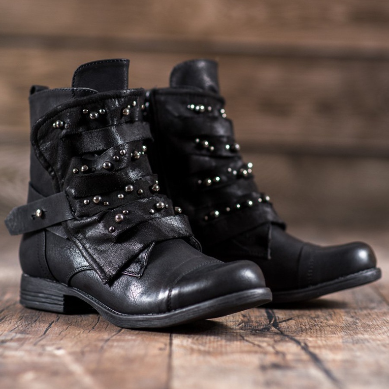 GISICODE Scarpe Rock Con Perle nero 1