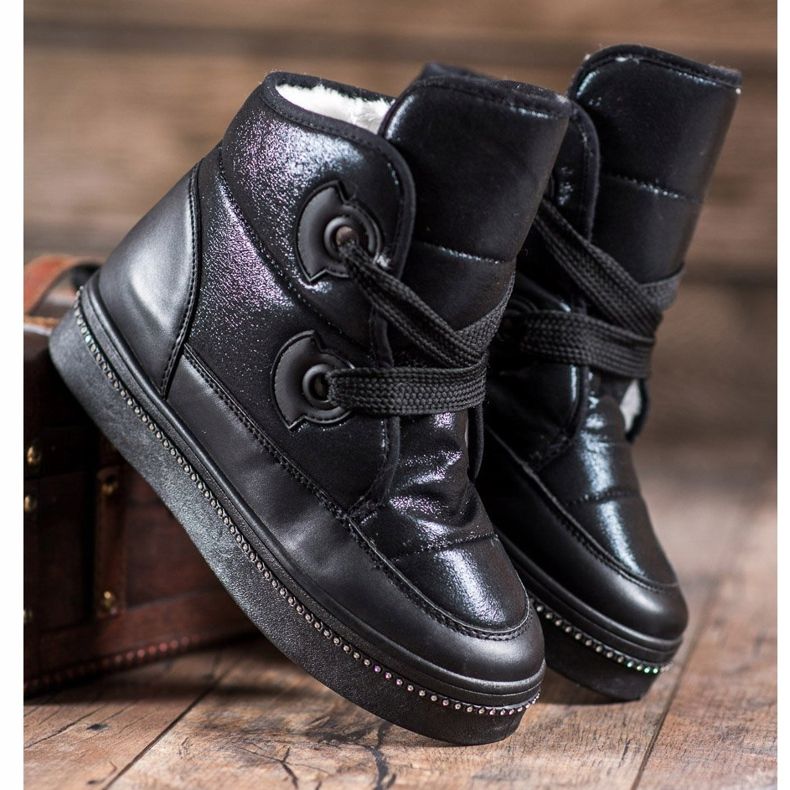 RTX WALK Doposci con cristalli nero 1