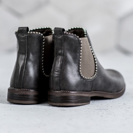 SDS Stivaletti Chelsea con jet grigio 1