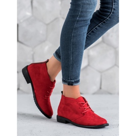 SHELOVET scarpe rosse rosso 1