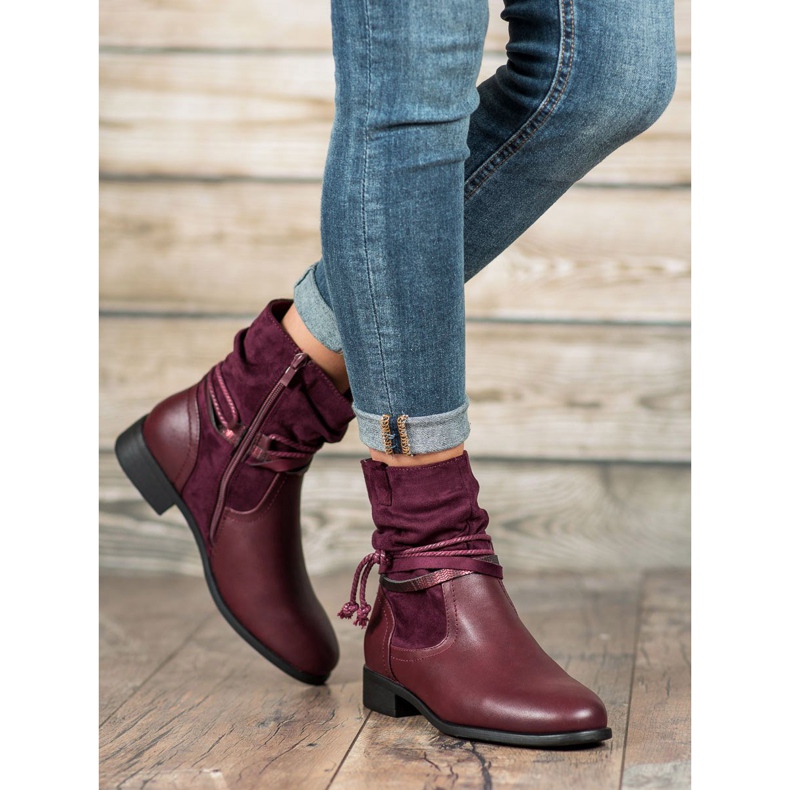 Anesia Paris Stivali alti rosso 2