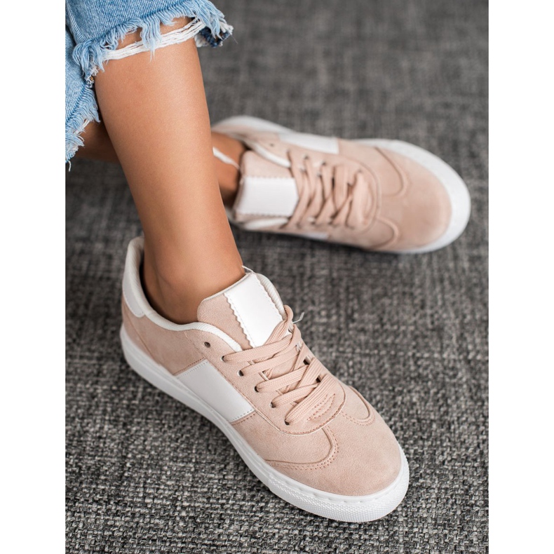 Emaks Sneakers Con Strass bianco rosa 1