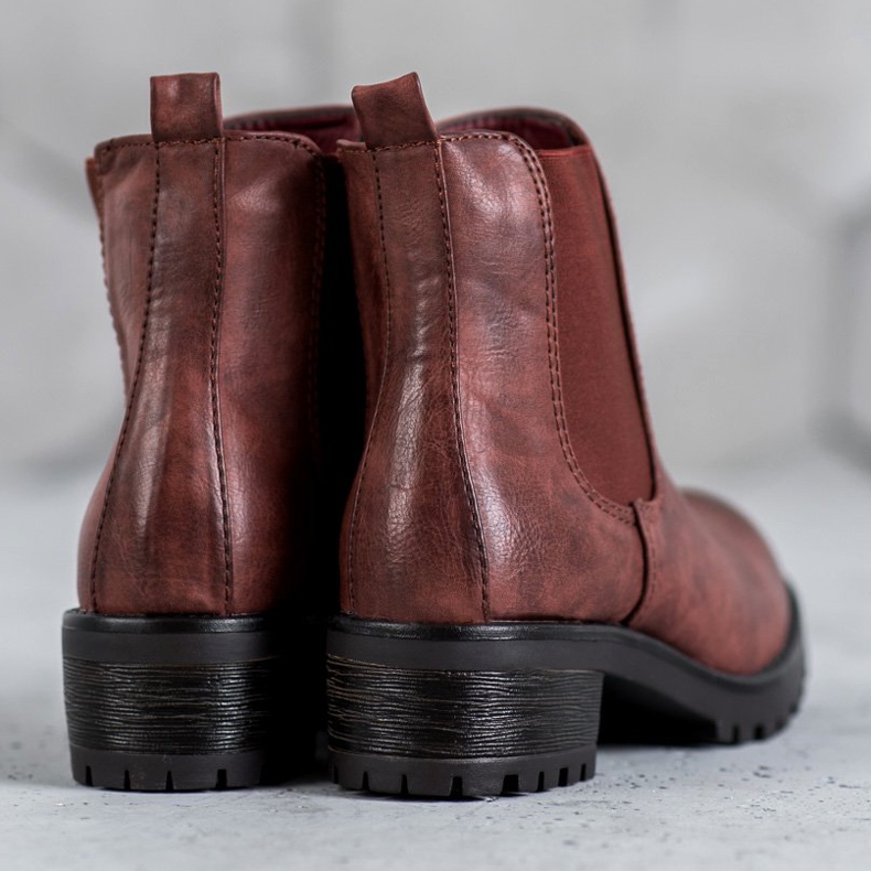 Jennika Stivali sulla piattaforma rosso 2