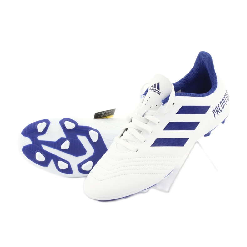 Scarpe da calcio Adidas Predator 19.4 FxG Jr CM8542 bianco 4