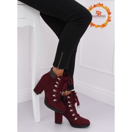 Stivali in legno bordeaux 8992 Wine Red rosso 1