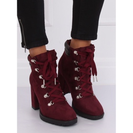 Stivali in legno bordeaux 8992 Wine Red rosso 2