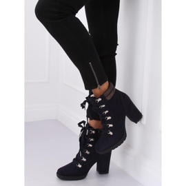 Stivali in legno blu navy 8992 Blu 2