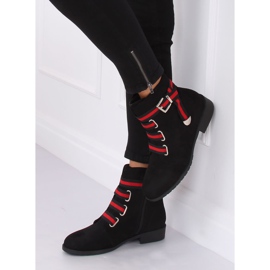 Stivali neri piatti da donna neri 1706 Black nero 2
