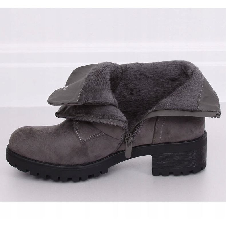 Grigio Stivali grigi da donna Z144 Grigio 1