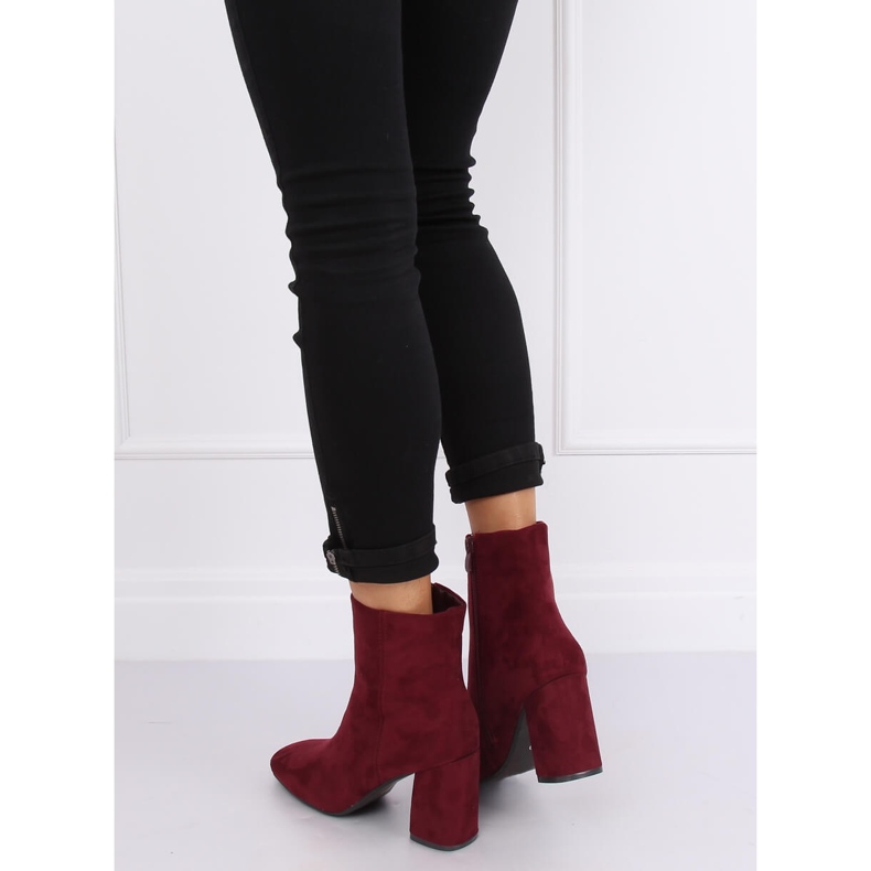 Maroon 3486 Vino Rosso tacchi alti 2