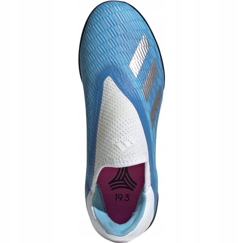 Scarpe da calcio Adidas X 19.3 Ll Tf Jr EF9123 blu blu 1