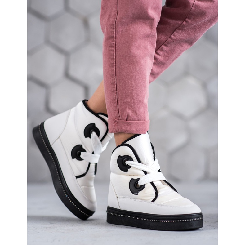 RTX WALK Doposci con cristalli bianco 2