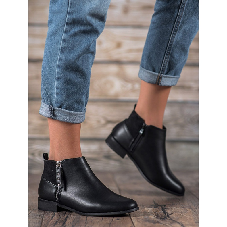 Cm Paris Stivaletti con ecopelle nero 1
