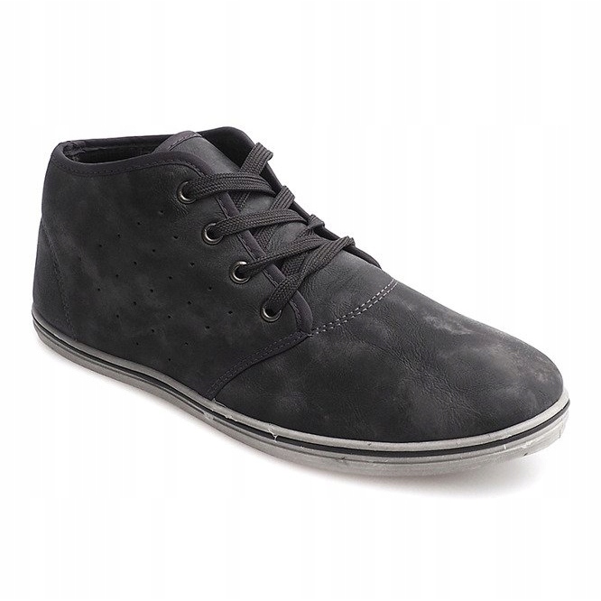 Sneakers alte alla moda TL354 grigie grigio 1