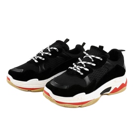 Scarpe sportive nere alla moda LL1710 nero 2