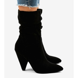 Stivaletti in camoscio nero sul post LS5062 2