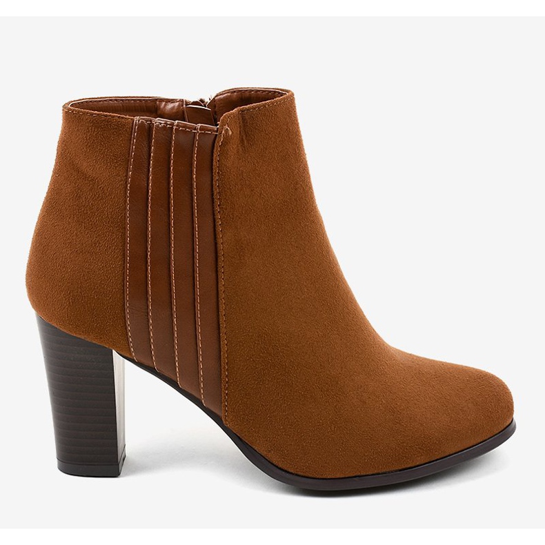 Stivali da donna in camoscio marrone K93 2
