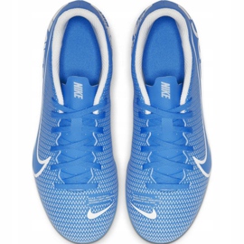 Scarpe da calcio Nike Mercurial Vapor 13 Club FG / MG Jr AT8161-414 blu blu 1