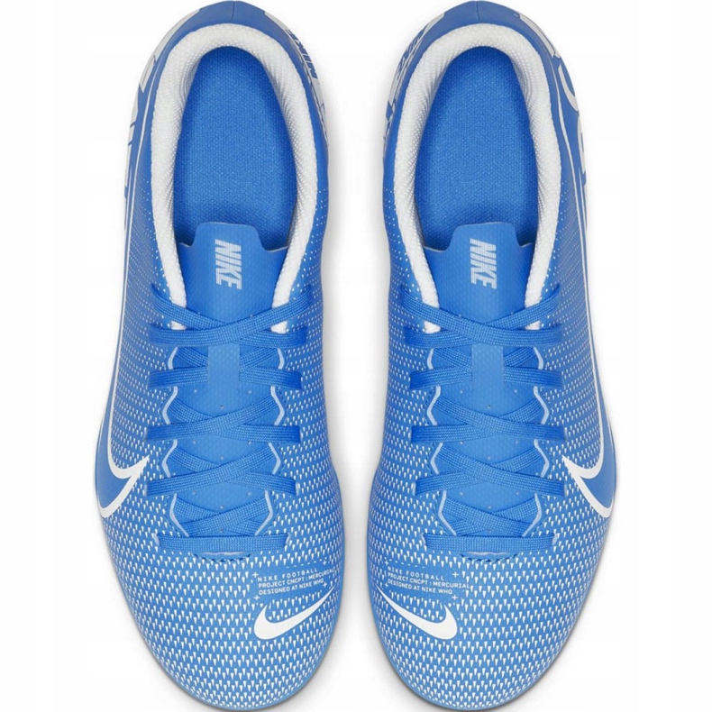 Scarpe da calcio Nike Mercurial Vapor 13 Club FG / MG Jr AT8161-414 blu blu 1
