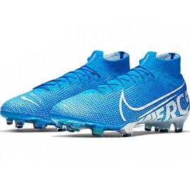 Nike Mercurial Superfly 7 Elite Fg M AQ4174-414 scarpe da calcio blu blu 2