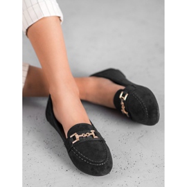 Abloom Signori in pelle scamosciata con ornamento nero 1