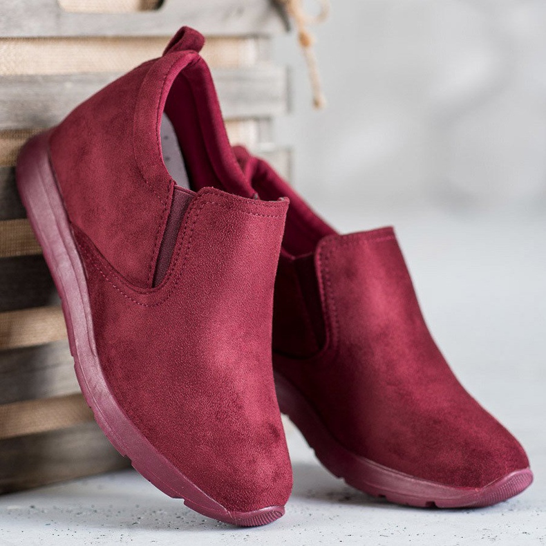 Sport Scarpe Slip-On da donna rosso 1