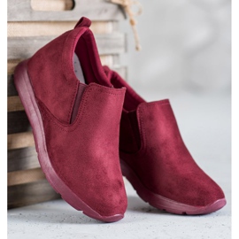 Sport Scarpe Slip-On da donna rosso 2