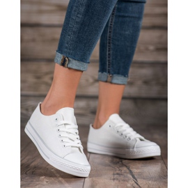 SHELOVET Scarpe da ginnastica bianche bianco 2