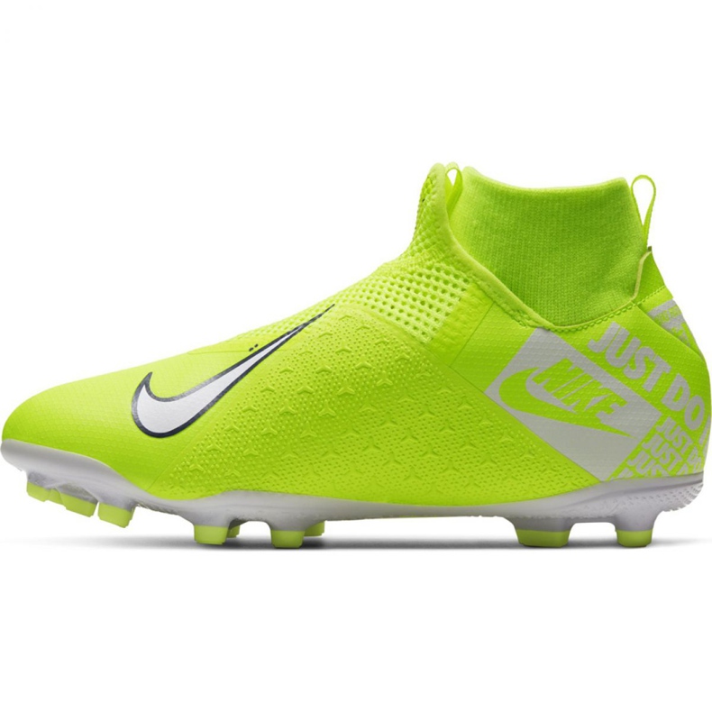 Nike Phantom Vsn Academy Df FG / MG Jr AO3287-717 scarpe da calcio giallo giallo 2