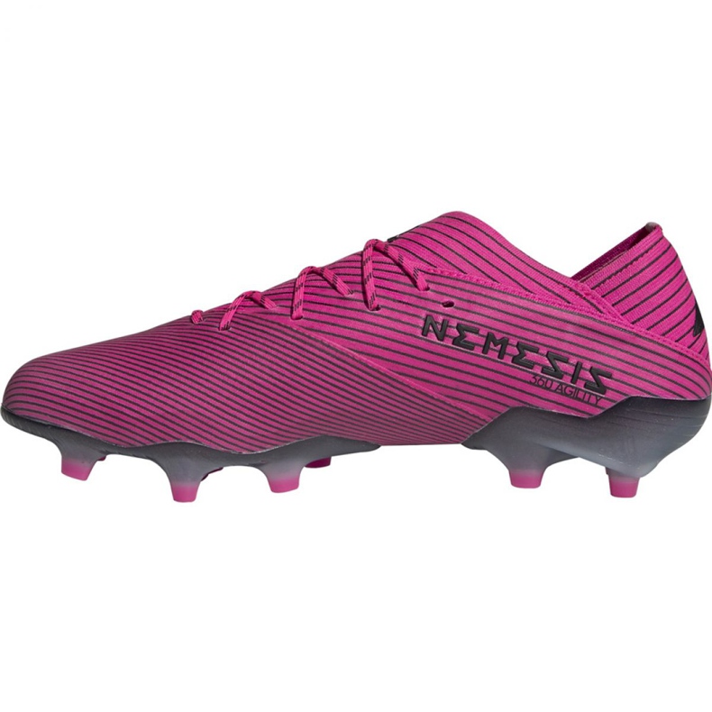 Scarpe da calcio Adidas Nemeziz 19.1 Fg M F34407 rosa rosa 1
