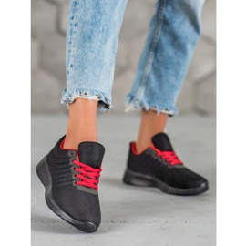 SHELOVET Scarpe sportive nere nero 2
