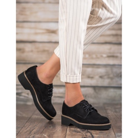 SHELOVET Scarpe in camoscio nero 2