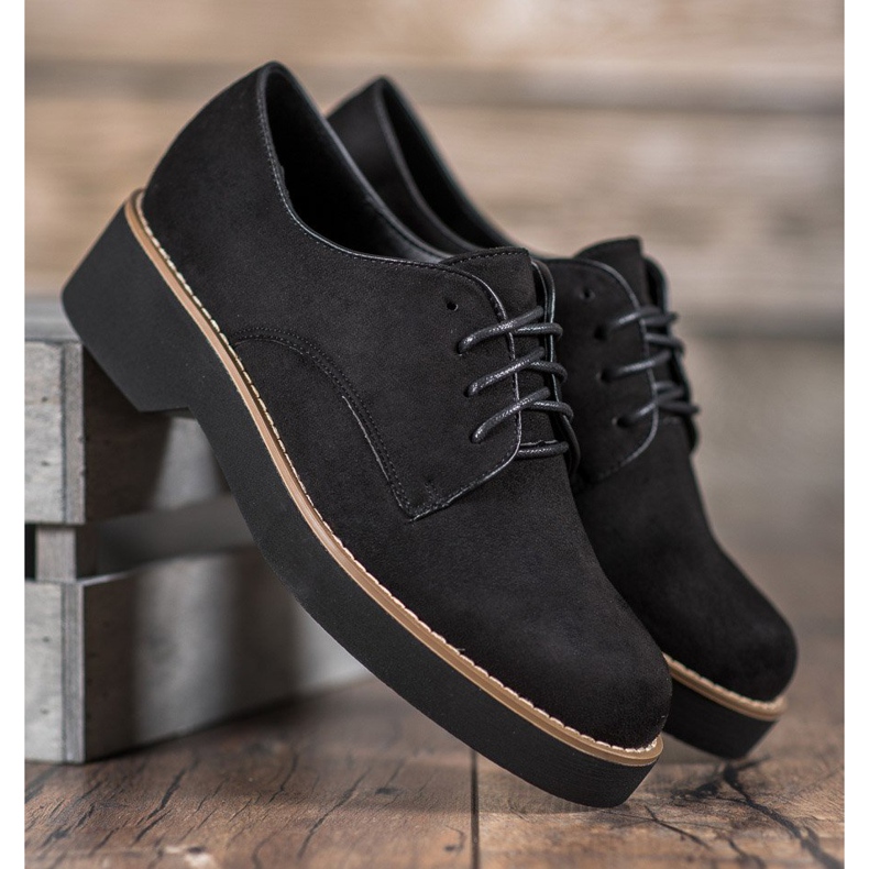 SHELOVET Scarpe in camoscio nero 1
