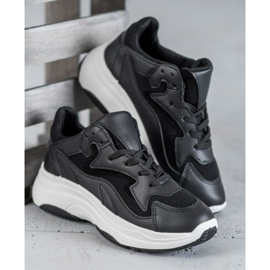 SHELOVET Scarpe da ginnastica sportive nero 2