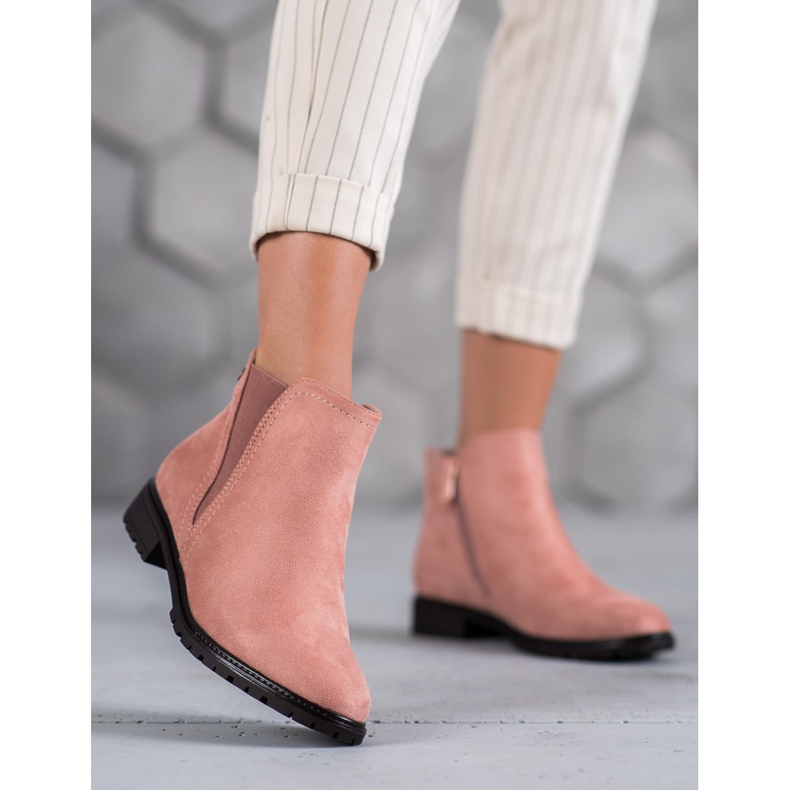 Clowse Stivali da polvere classici rosa 1
