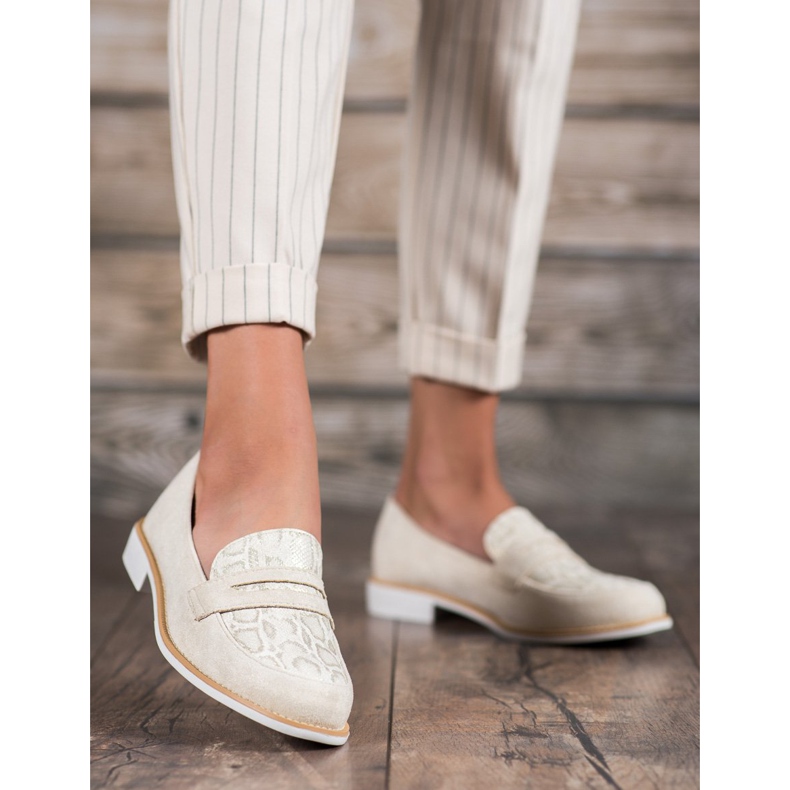 Bestelle Mocassini Con Glitter marrone 1