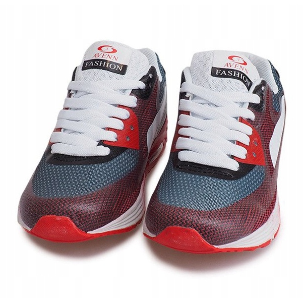 Sneakers Sportive B49-6 Rosse rosso multicolore 2