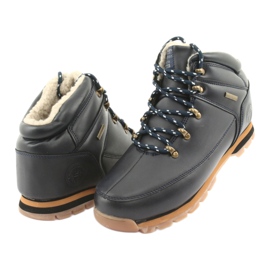 American Club Stivali stringati ES40 navy blu navy 3