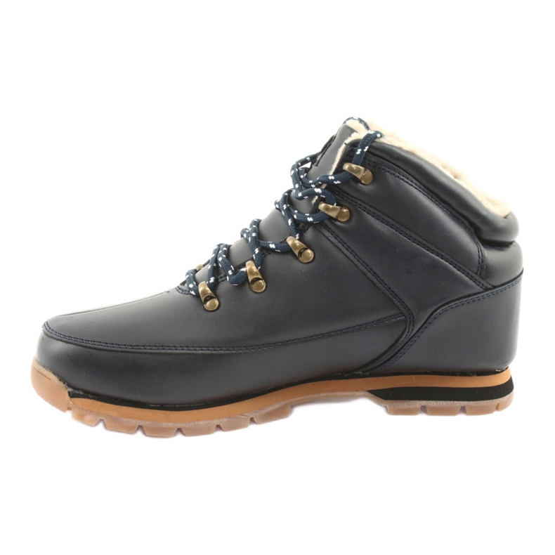 American Club Stivali stringati ES40 navy blu navy 2