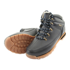 American Club Stivali stringati ES40 navy blu navy 4